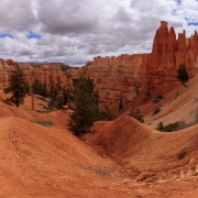 The trails in Bryce are quite moderate and well maintained.  Just about anyone could get around here.