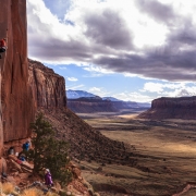 Thanksgiving Day climbing at Broken Tooth.