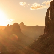 Sunsetting over the Bridger Jacks.