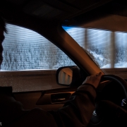 One of the many avalanche sheds in Rogers Pass.  We\'d return in two days for our backcountry fix.