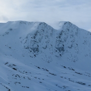 Looking out to the southwest.  Glacier Crest is the ridgeline.  The Illecillewaet Glacier is between.