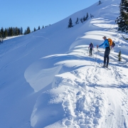 Kevin getting about as close to a monster cornice as he\'d like.