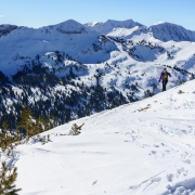 Nearing the top of Mt. Wolverine.