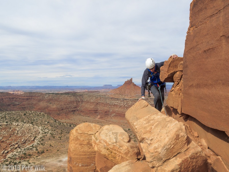 I took P2 of three.  Eric comes up behind me after one of interesting sections of the pitch.