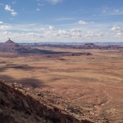 View out to the North Sixshooter from Cliffs of Insanity.