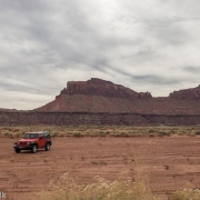 After some rough roads that the bone stock Jeep handled easily we started our approach.