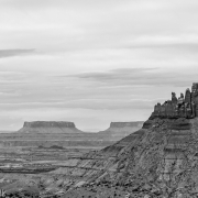 North Sixshooter.  I have similar image from the North looking to the South tower that was taken after Thanksgiving 2012.