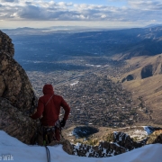 View out towards the valley.  I bet it was in the mid-60\'s down in the valley, but we had much colder conditions.