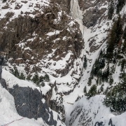 Looking towards the road from Horsetail Falls.