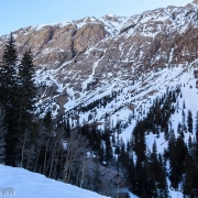Snow levels in Eureka/Silverton were amazingly low compared to the last time I was here.