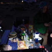 Making some Thanksgiving Dinner in camp.