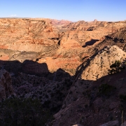 Our camp and climbing were up the main canyon heading off to the left.