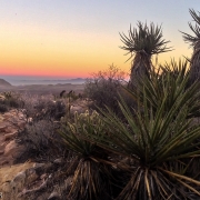 Another sunset on the walk out.