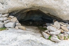 Primo bivy site in the bowl below Chimney Rock.