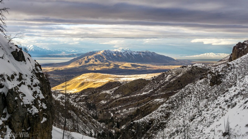 Nice view out towards the valley in the afternoon.