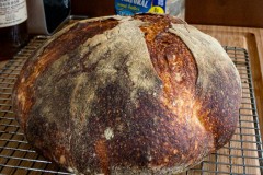Ta-da!  Once you go to baking bread in a dutch oven pot you never go back.