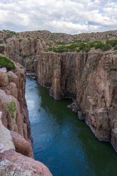 Fremont canyon is a wild spot.  I don't think I've been to a climbing area with such shear walls into a river.