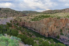 This canyon is at the end of a man-made lake which is in turn more or less in the middle of no place.