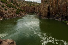 View looking down stream.