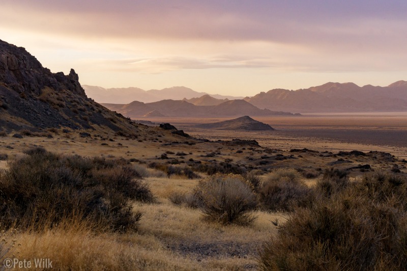 Very nice desert sunset light.