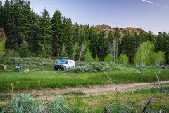 Sub-alpine camping at Maple Canyon was a nice change from down in the canyon.