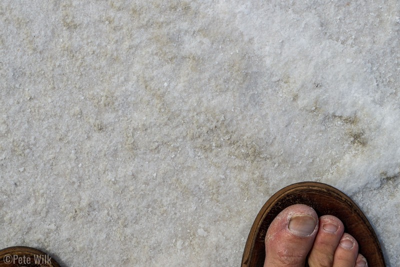 Up close with the Salt Flats.