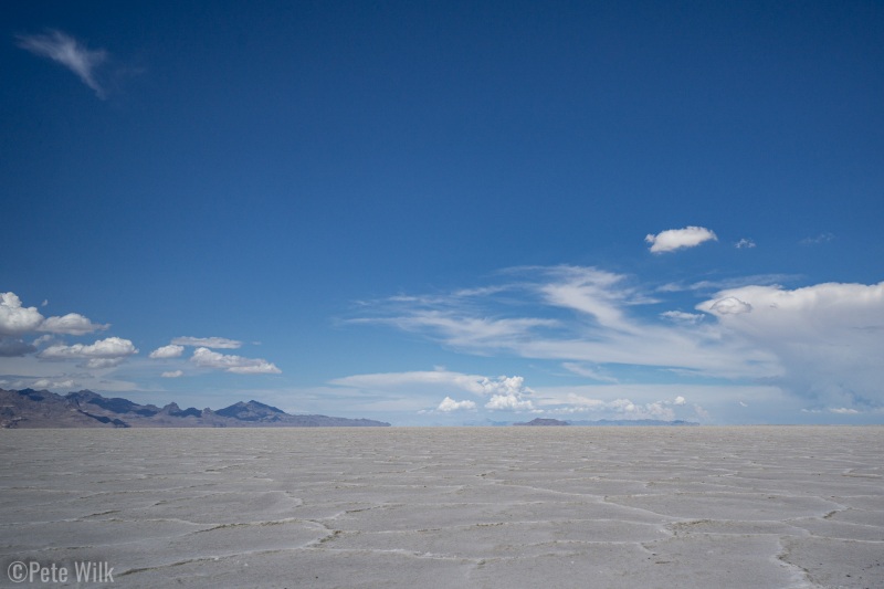 The vast expanses of the Salt Flats.