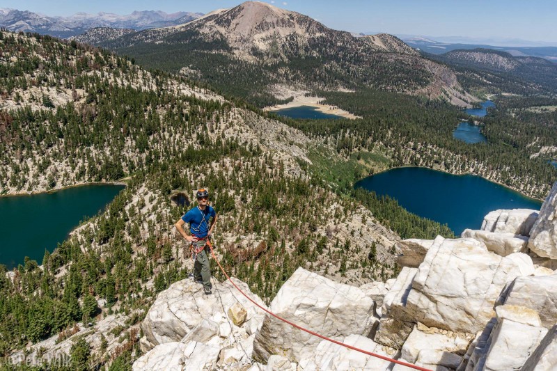 Me and Mammoth Mountain (center).