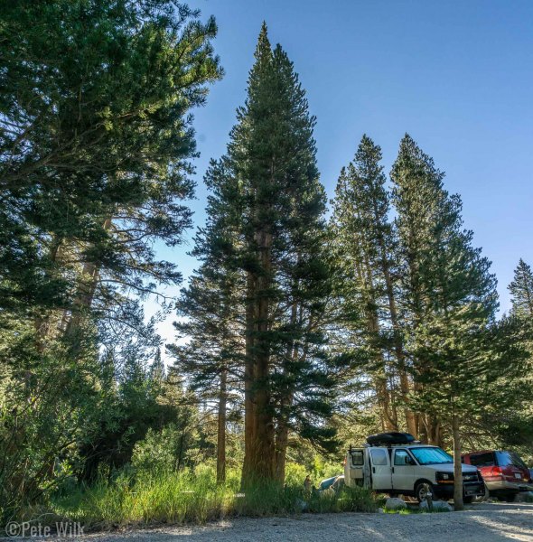 Camp at North Lake Campground where we spent two nights.