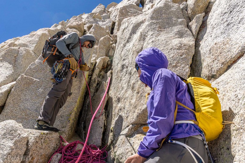 Getting ready for the last pitch to the summit.