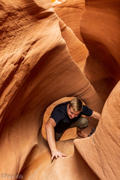 Mini arch we needed to crawl through.