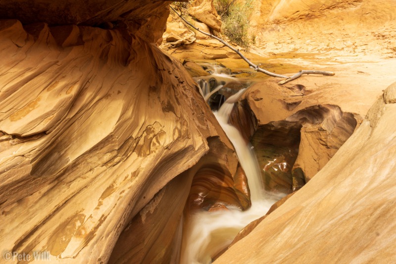 This area, called Swiss Cheese Falls, had some really cool water sculpted stone.