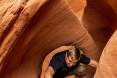 Mini arch we needed to crawl through.