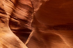 A sense of scale is nearly impossible in a slot canyon.
