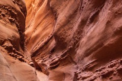 The really cool textures and shapes in Spooky Slot Canyon.