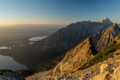 Sunrise on the way up to the beginning of the CMC Route (5.5).