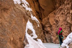After getting into the narrow section of the canyon it was very interesting scenery.