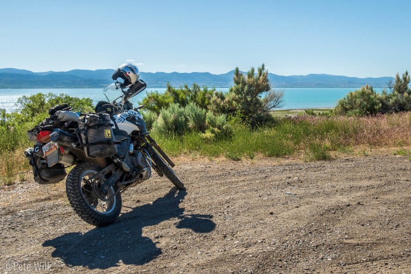 I had a fair amount of daylight left after I got to Garden City so. decided in doing a circumnavigation of the Lake.  This is about 50 miles and quite nice.  I liked the East Shore the best as it is less developed.  This is on the Idaho side.