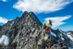 Lots of knife edge ridge climbing.