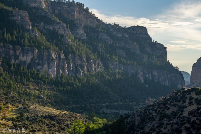 Nice late afternoon light in Tensleep Canyon