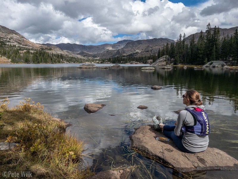 Enjoyed some spotty clouds through out the run and a lunch at Lake Helen.