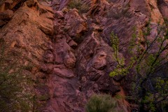 Interesting strata of the rocks.