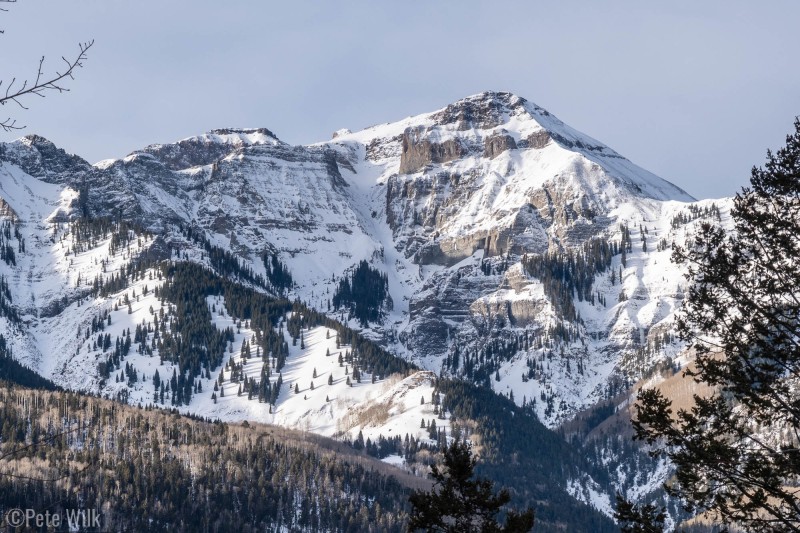 Looking across from Dexter Creek to Whitehouse Mountain.