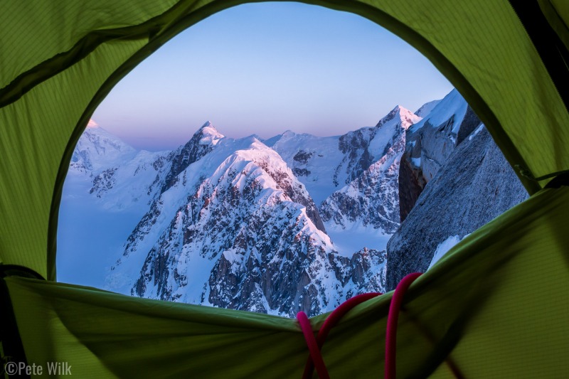 Second bivy views from the Nose.