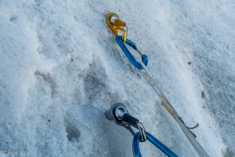 Ancient ice for our v-thread.  While I was happy to be using the screws I designed, the longest screws were difficult to screw in.  There was a lot of resistance.  Short steel version wasn't too bad, but the 21cm aluminum was bad.