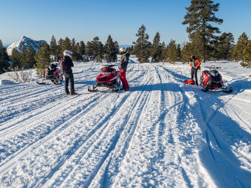 The powder sleds we used were a bit annoying because the snow was relatively firm.  This type of sled needs fresh snow to keep cool.  We had to stop every 10 min or so to pack snow into the cooling areas on the sleds.