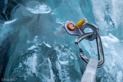 Numerous spots of super clear ice.