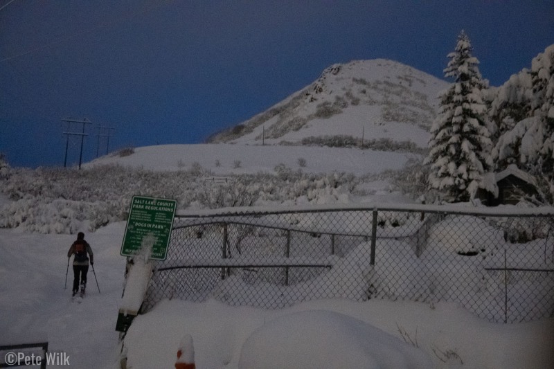 Starting at zero dark thirty at a trailhead I've been at many times.