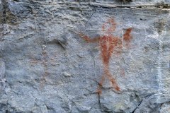Pictograph near the climbing.