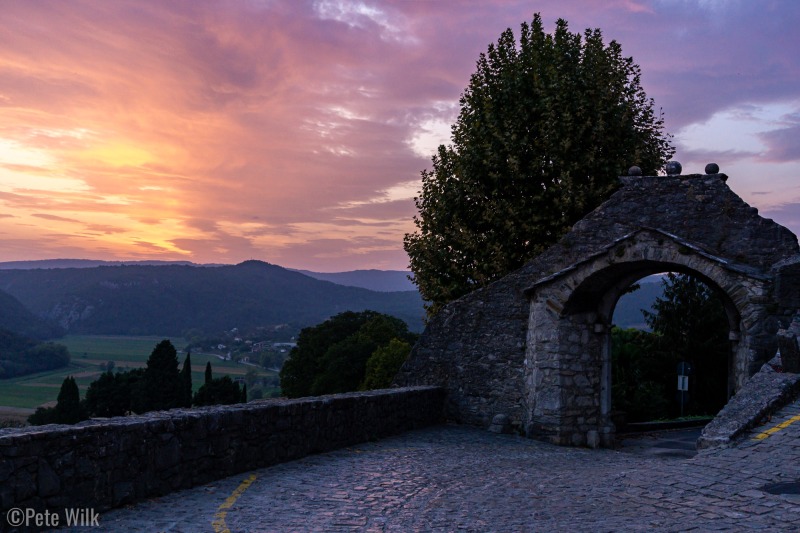 Entrance gate or Great Gate of Buzet's Old Town.